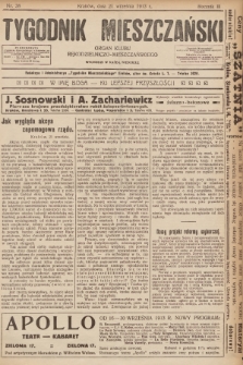 Tygodnik Mieszczański : organ Klubu Rękodzielniczo-Mieszczańskiego. 1913, nr 38