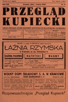 Przegląd Kupiecki : organ Związku Stowarzyszeń Kupieckich Małopolski Zachodniej. 1930, nr 9