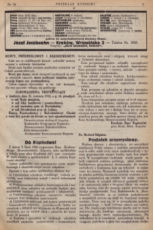 Przegląd Kupiecki : [organ Krakowskiego Stowarzyszenia Kupców. 1922], nr 24