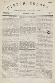 Niepodległość : dziennik polityczny, ekonomiczny i naukowy. 1863, nr 3