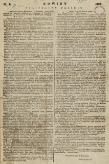 Nowiny Polityczne Polskie. 1863, nr 2