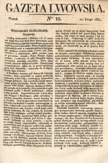 Gazeta Lwowska. 1834, nr 18