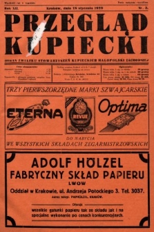 Przegląd Kupiecki : organ Związku Stowarzyszeń Kupieckich Małopolski Zachodniej. 1929, nr 3