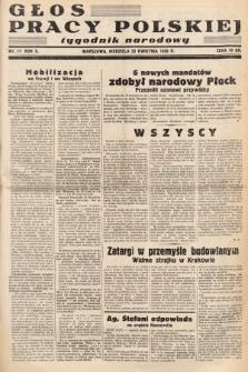 Głos Pracy Polskiej : tygodnik narodowy. 1939, nr 17