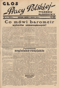 Głos Pracy Polskiej : tygodnik narodowy. 1939, nr 23