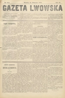 Gazeta Lwowska. 1905, nr 213