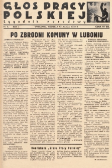 Głos Pracy Polskiej : tygodnik narodowy. 1938, nr 5