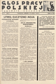 Głos Pracy Polskiej : tygodnik narodowy. 1938, nr 8