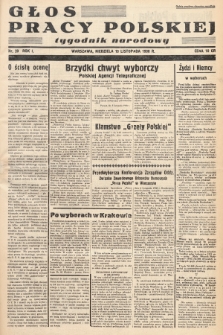 Głos Pracy Polskiej : tygodnik narodowy. 1938, nr 20