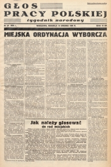 Głos Pracy Polskiej : tygodnik narodowy. 1938, nr 24