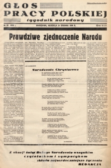 Głos Pracy Polskiej : tygodnik narodowy. 1938, nr 25