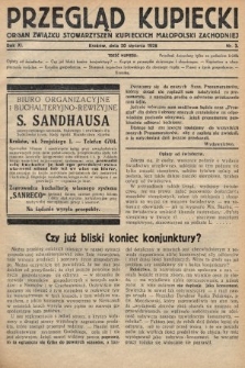 Przegląd Kupiecki : organ Związku Stowarzyszeń Kupieckich Małopolski Zachodniej. 1928, nr 3