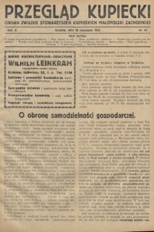 Przegląd Kupiecki : organ Związku Stowarzyszeń Kupieckich Małopolski Zachodniej. 1928, nr 43