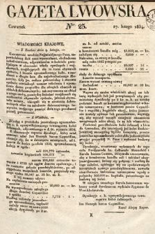 Gazeta Lwowska. 1834, nr 25