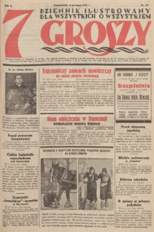 7 Groszy : dziennik ilustrowany dla wszystkich o wszystkiem. 1933, nr 37