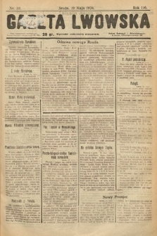 Gazeta Lwowska. 1926, nr 111