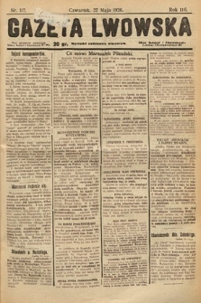 Gazeta Lwowska. 1926, nr 117