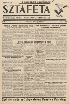 Sztafeta : codzienne pismo narodowo-radykalne. 1934, nr 30