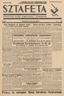 Sztafeta : codzienne pismo narodowo-radykalne. 1934, nr 39