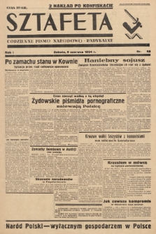Sztafeta : codzienne pismo narodowo-radykalne. 1934, nr 50