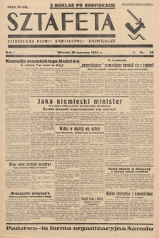 Sztafeta : codzienne pismo narodowo-radykalne. 1934, nr 56