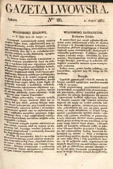 Gazeta Lwowska. 1834, nr 26