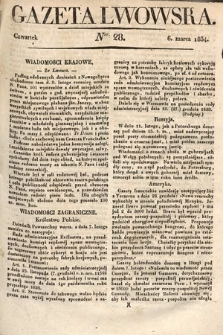 Gazeta Lwowska. 1834, nr 28