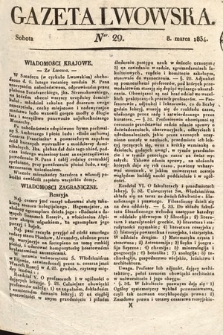 Gazeta Lwowska. 1834, nr 29