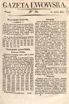 Gazeta Lwowska. 1834, nr 30