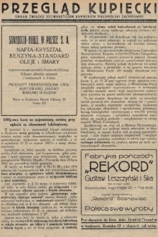 Przegląd Kupiecki : organ Związku Stowarzyszeń Kupieckich Małopolski Zachodniej. 1927, nr 29