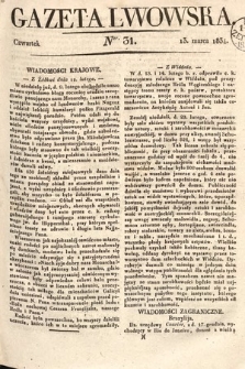 Gazeta Lwowska. 1834, nr 31