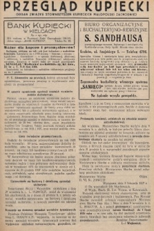 Przegląd Kupiecki : organ Związku Stowarzyszeń Kupieckich Małopolski Zachodniej. 1927, nr 45