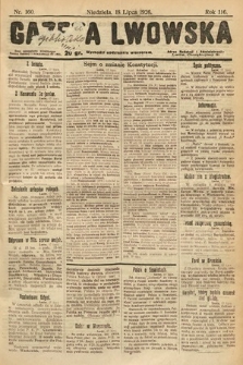 Gazeta Lwowska. 1926, nr 160