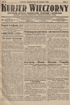 Kurjer Wieczorny : poświęcony sprawom ekonomicznym, giełdowym i politycznym. 1923, nr 4