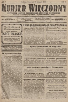 Kurjer Wieczorny : poświęcony sprawom ekonomicznym, giełdowym i politycznym. 1923, nr 7