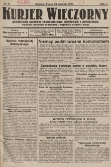 Kurjer Wieczorny : poświęcony sprawom ekonomicznym, giełdowym i politycznym. 1923, nr 8