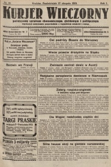 Kurjer Wieczorny : poświęcony sprawom ekonomicznym, giełdowym i politycznym. 1923, nr 10