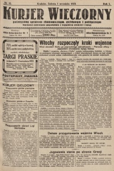 Kurjer Wieczorny : poświęcony sprawom ekonomicznym, giełdowym i politycznym. 1923, nr 15
