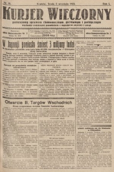 Kurjer Wieczorny : poświęcony sprawom ekonomicznym, giełdowym i politycznym. 1923, nr 18