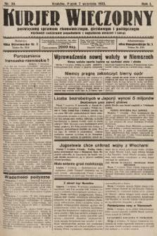 Kurjer Wieczorny : poświęcony sprawom ekonomicznym, giełdowym i politycznym. 1923, nr 20