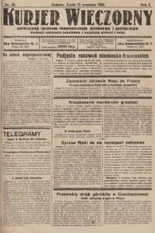 Kurjer Wieczorny : poświęcony sprawom ekonomicznym, giełdowym i politycznym. 1923, nr 23