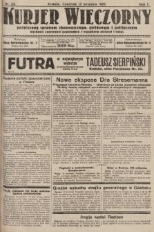 Kurjer Wieczorny : poświęcony sprawom ekonomicznym, giełdowym i politycznym. 1923, nr 24