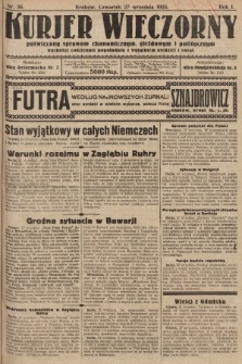 Kurjer Wieczorny : poświęcony sprawom ekonomicznym, giełdowym i politycznym. 1923, nr 36