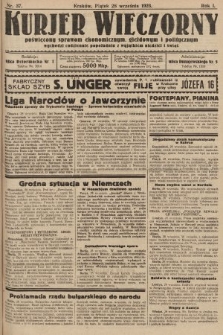 Kurjer Wieczorny : poświęcony sprawom ekonomicznym, giełdowym i politycznym. 1923, nr 37