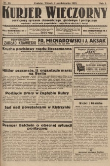 Kurjer Wieczorny : poświęcony sprawom ekonomicznym, giełdowym i politycznym. 1923, nr 40