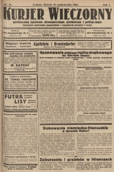 Kurjer Wieczorny : poświęcony sprawom ekonomicznym, giełdowym i politycznym. 1923, nr 52