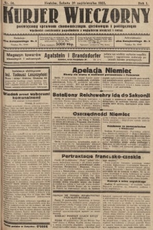 Kurjer Wieczorny : poświęcony sprawom ekonomicznym, giełdowym i politycznym. 1923, nr 56