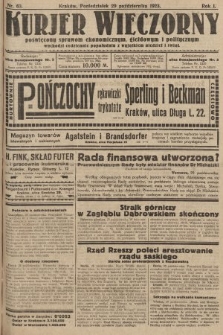 Kurjer Wieczorny : poświęcony sprawom ekonomicznym, giełdowym i politycznym. 1923, nr 63