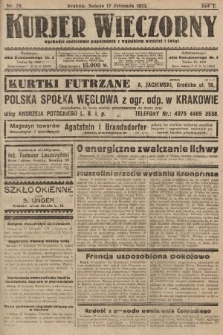 Kurjer Wieczorny : poświęcony sprawom ekonomicznym, giełdowym i politycznym. 1923, nr 76