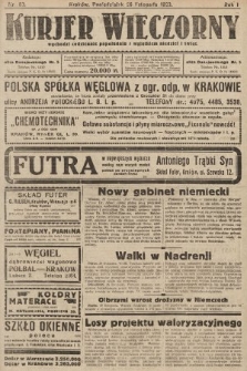 Kurjer Wieczorny : poświęcony sprawom ekonomicznym, giełdowym i politycznym. 1923, nr 83